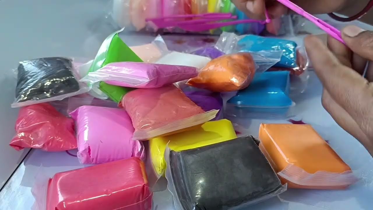 Super light clay youtube video art 🎨 satisfying videos trending #trendingvideo #clayart #kidsvideo 