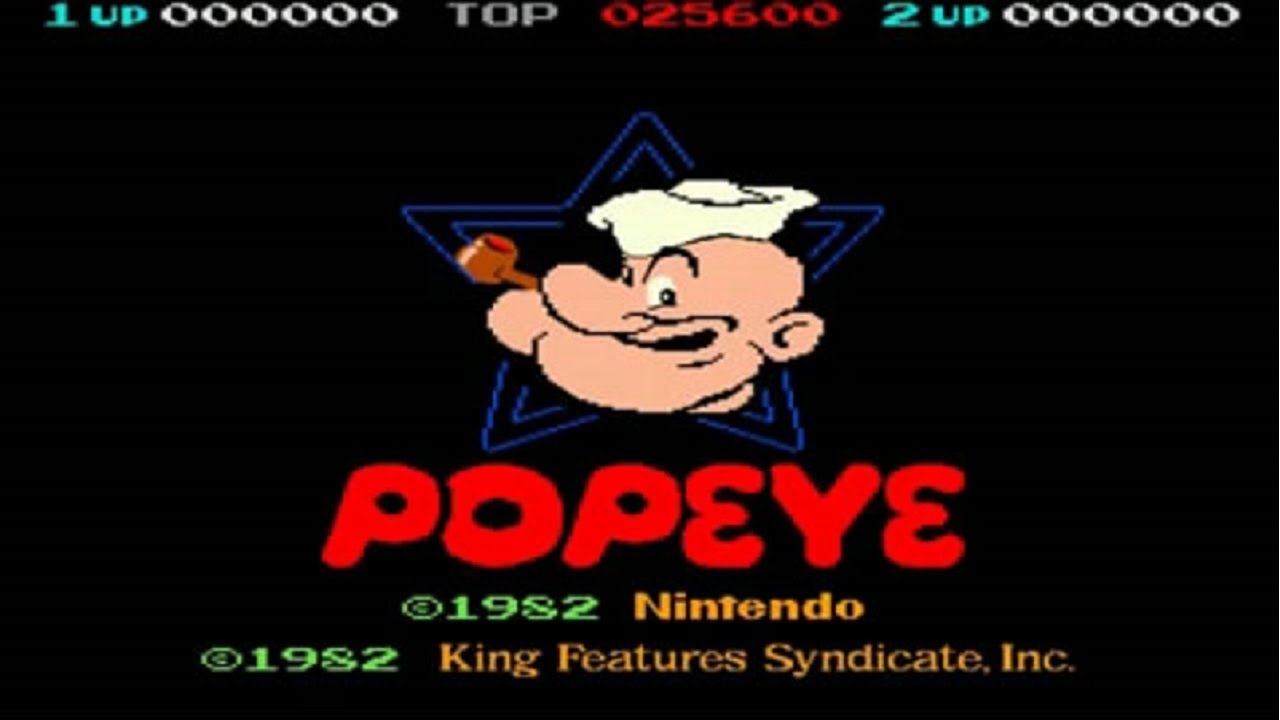 Popeye 1982 Nintendo Mame Retro Arcade Games