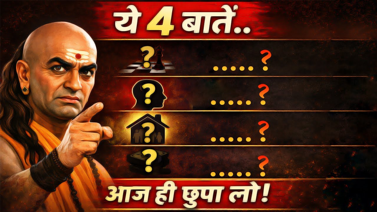 Dhanwan Banna Hai? Yeh 4 Baatein Kisi Ko Mat Batana चाणक्य नीति Never Reveal These 4 Things