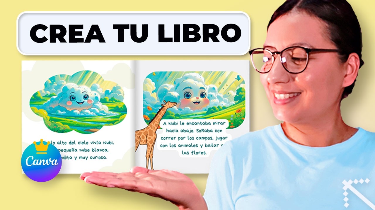 Cómo crear un libro de cuentos en Canva con Inteligencia Artificial - ChatGPT + Canva Pro