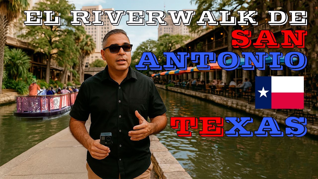 River Walk de San Antonio: Paseo en bote, murales y sabores Texanos 🇺🇸