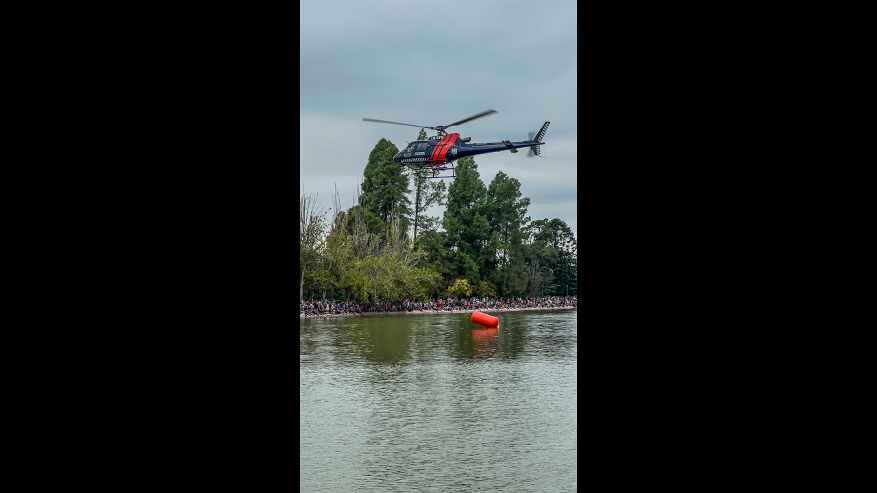 Demo del Eurocopter HB350B3 "Condor I" del Cuerpo de Aviación Policial de la Provincia de Mendoza.