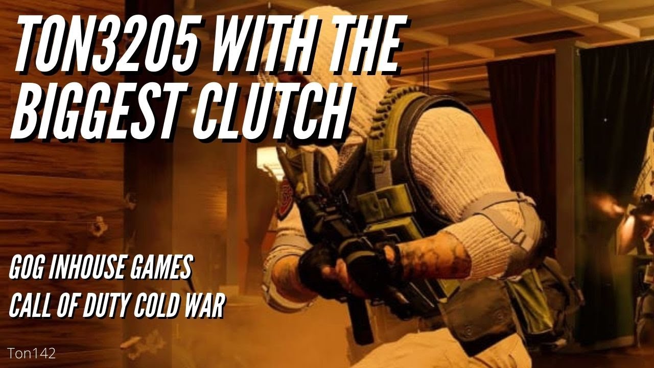 Ton3205 WITH THE BIGGEST CLUTCH!! Quickscope InHouse | BLOPS COLD WAR