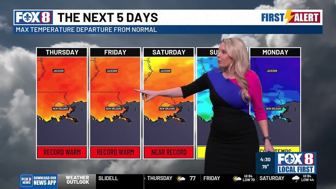 Early evening weather update for Wednesday, Feb. 18