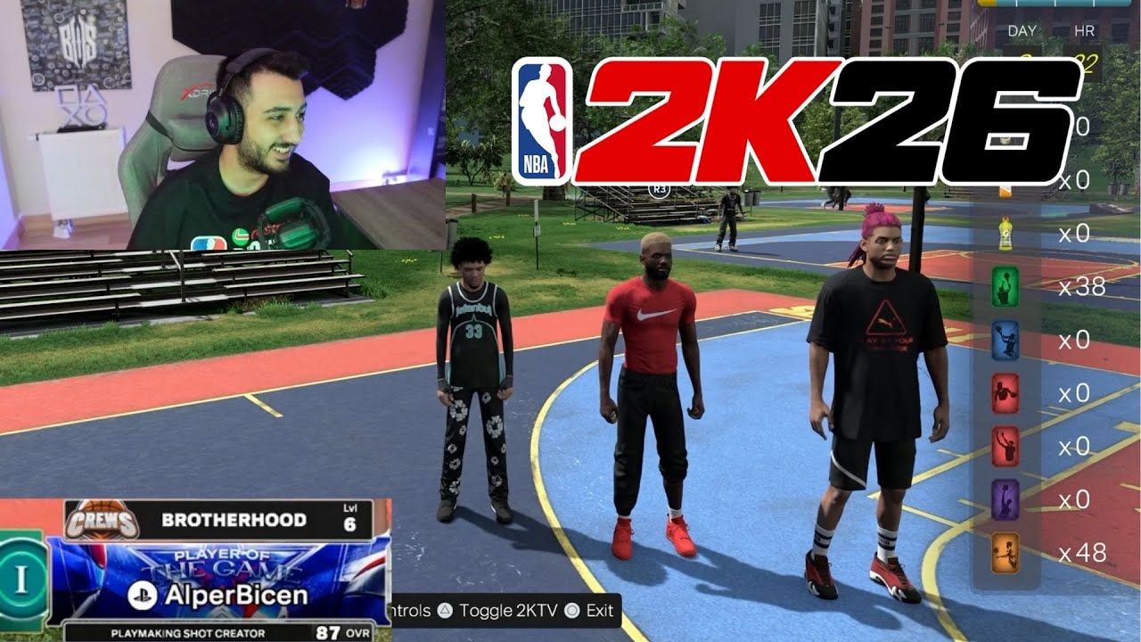ALPER Bİ&Ccedil;EN EKİPLE NBA 2K26 MYPARK OYNUYOR!! (01.09.2025) @AlperBicen