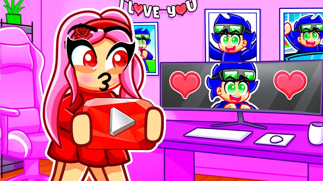 Una STREAMER se ENAMORA de Mi en Roblox SNAPCHAT!