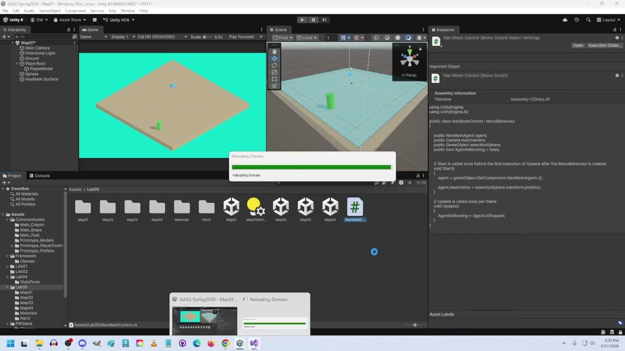 GAME 1359 - Nav Mesh Agents and State Machines in Action