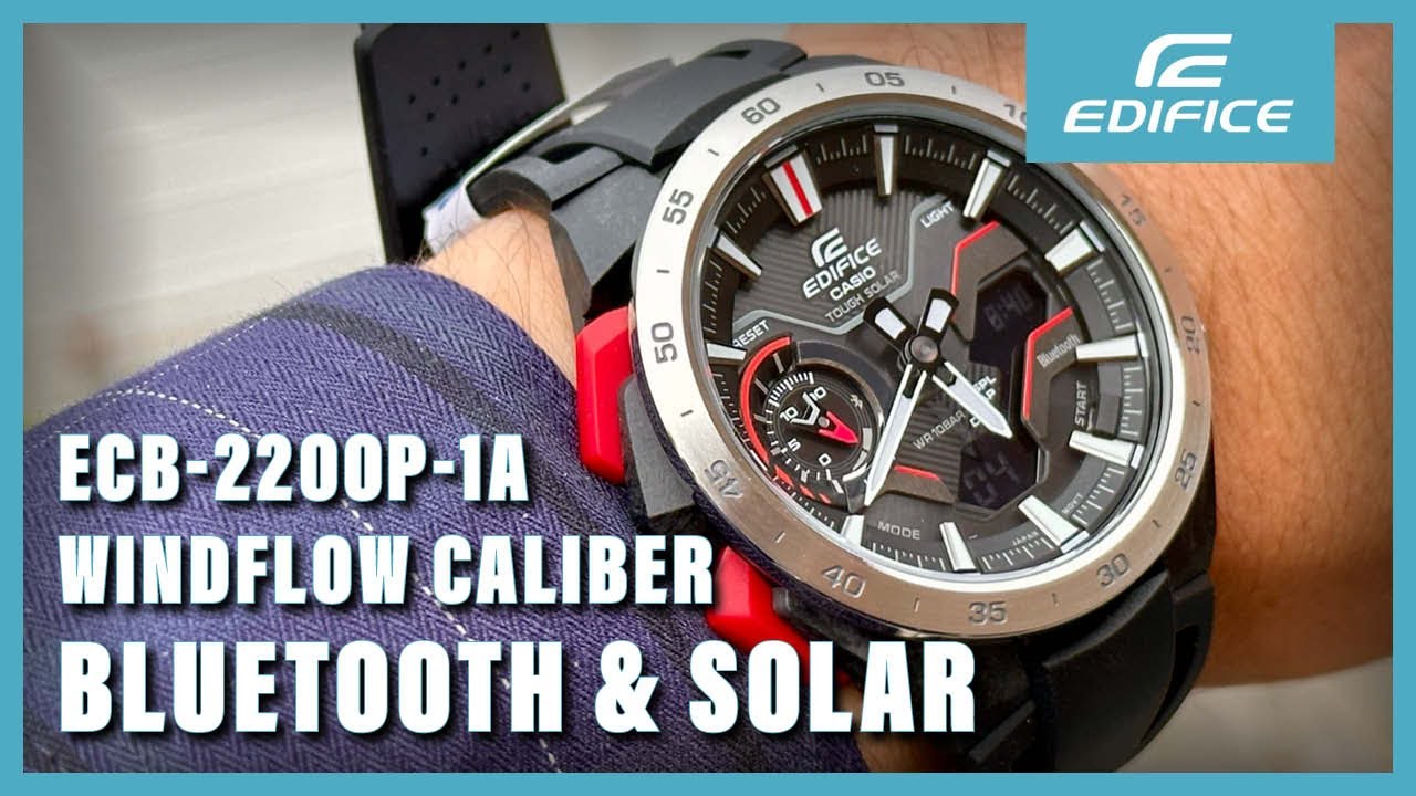 Unboxing The Casio Edifice Windflow ECB-2200P-1A