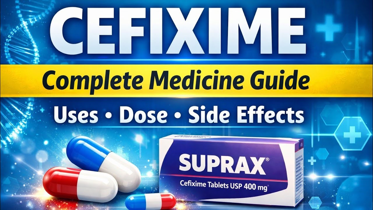 cefixime 400mg | cefixime 200mg | suprax | suprax 400 | Uses, Dose, Side Effects | Complete Guide