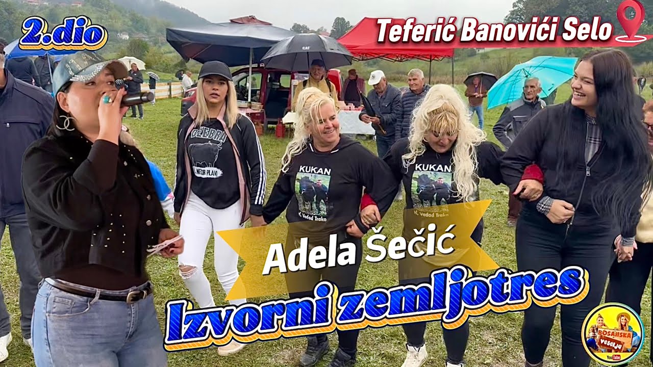 Izvorni zemljotres Adela Šečić podigla sve na noge u Banovići Selu na teferiću 28.09.2025