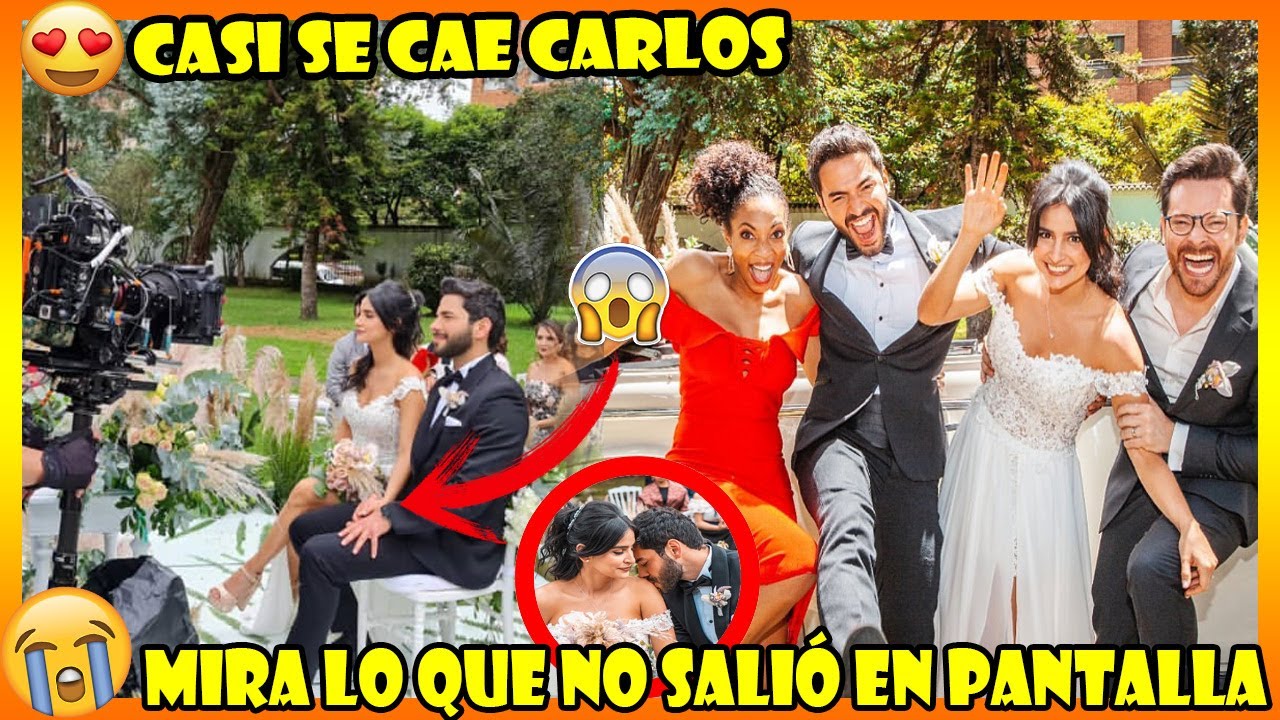 Esto pasó Detrás de Cámaras en la Boda de Maria Clara y Carlos | Final de Temporada Enfermeras