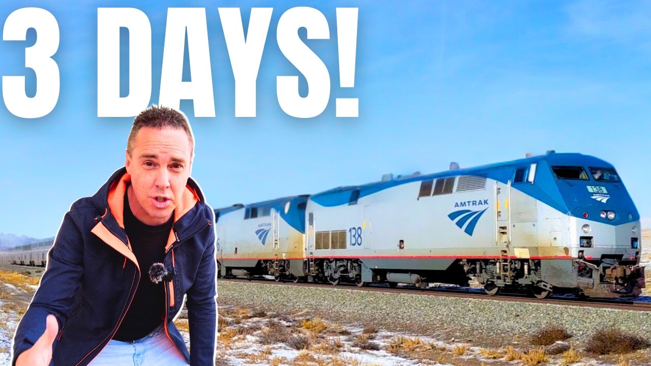 I Spend 52 hrs On An Amtrak Sleeper Train - San Francisco to Chicago