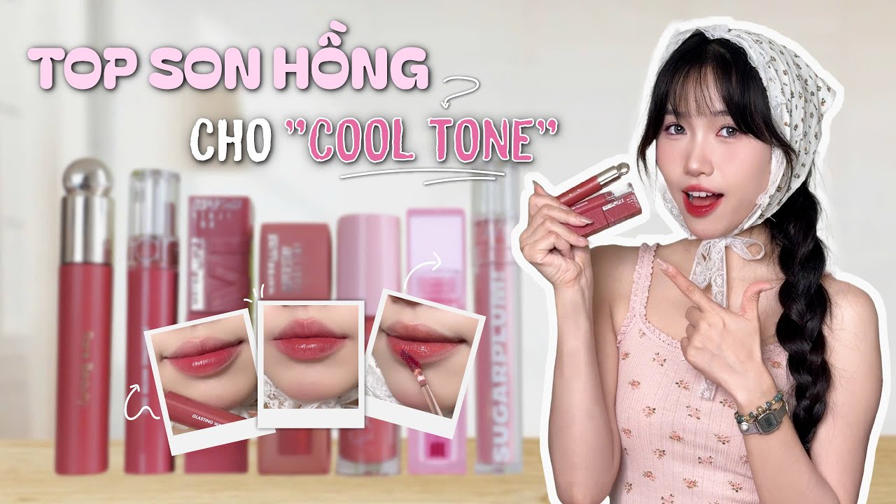 Top 7 thỏi son hồng MLBB dễ dùng l Minh Ngọc Beauty