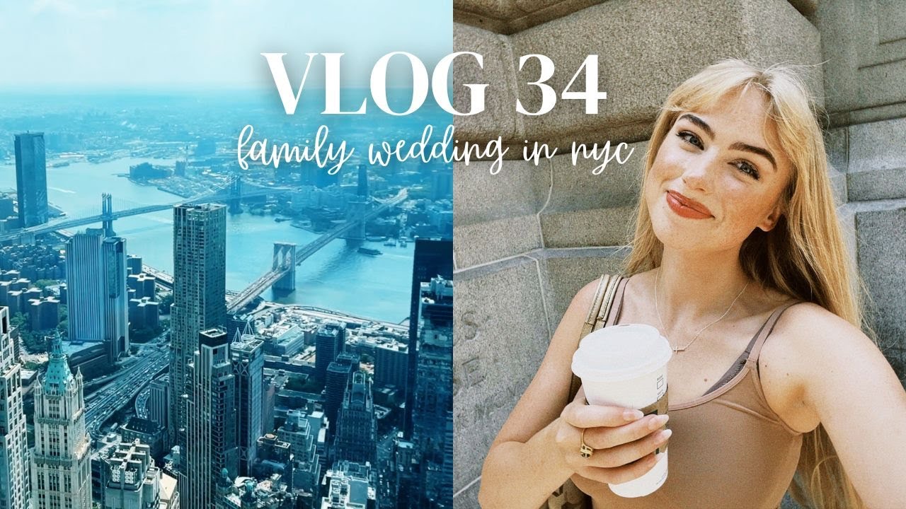 A Wedding in New York City! ✈️🏙🗽  || VLOG 34 || Brooklyn Wedding, Boat Tour, Dinner, & Museum