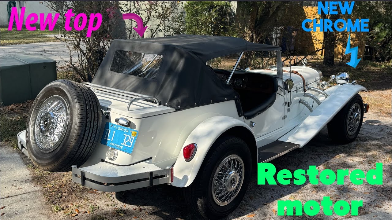 Restoring and rebuilding my wife’s 1929 Mercedes ask gazelle replica kit car