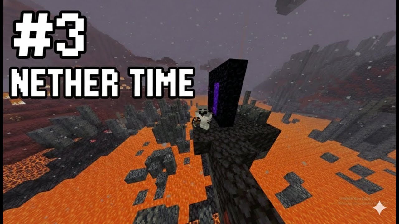 Minecraft: We made it to the nether | Minecraft Episode #3