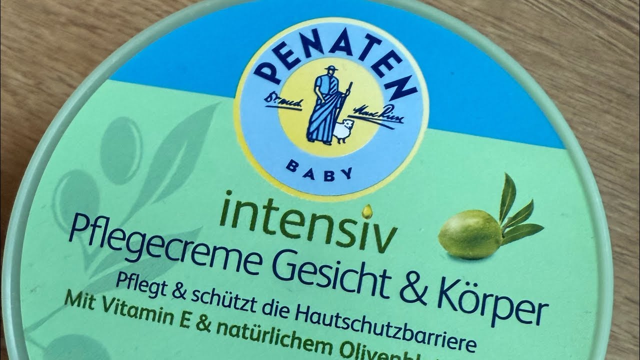 Werbung. Penaten . Penaten Baby Intensiv Pflegecreme Gesicht & K&ouml;rper mit Olivenblattextrakt, 100 ml