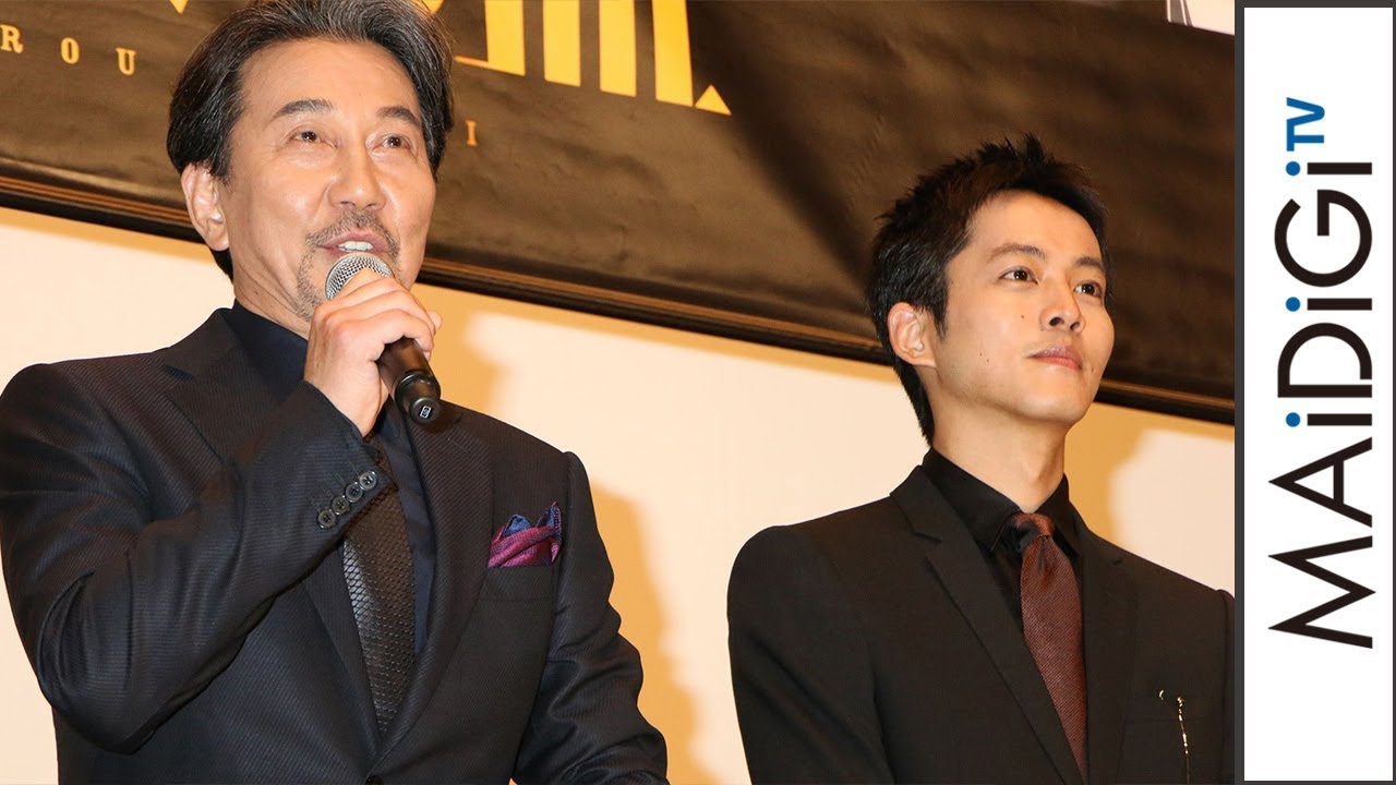 役所広司、松坂桃李をべた褒め　「素晴らしい俳優」「目力が頼もしい」　映画「孤狼の血」初日舞台あいさつ2
