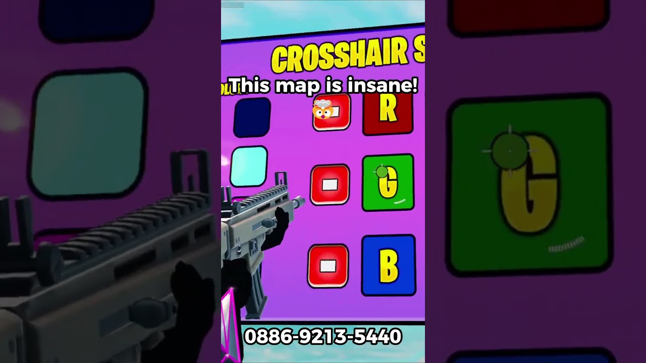 This map is insane 🤯 map code 0886-9213-5440 ( #fortnite #fortnite1v1map #shorts