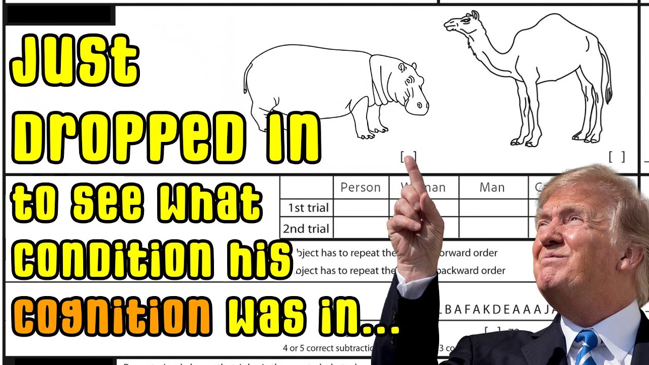 Trump Dropped In (To See What Condition His Cognition Was In) [song parody]