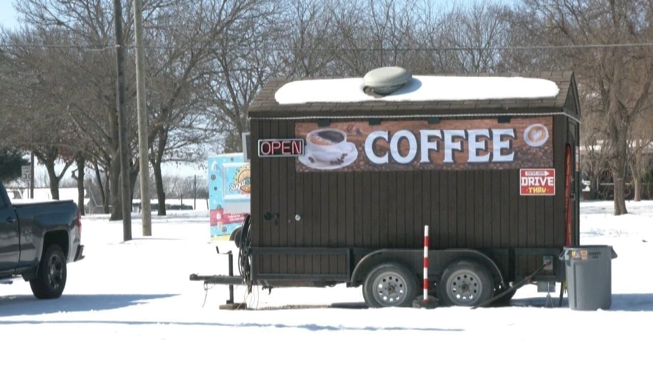 Iced coffee: Winter storm sidelines Van Alstyne cafe