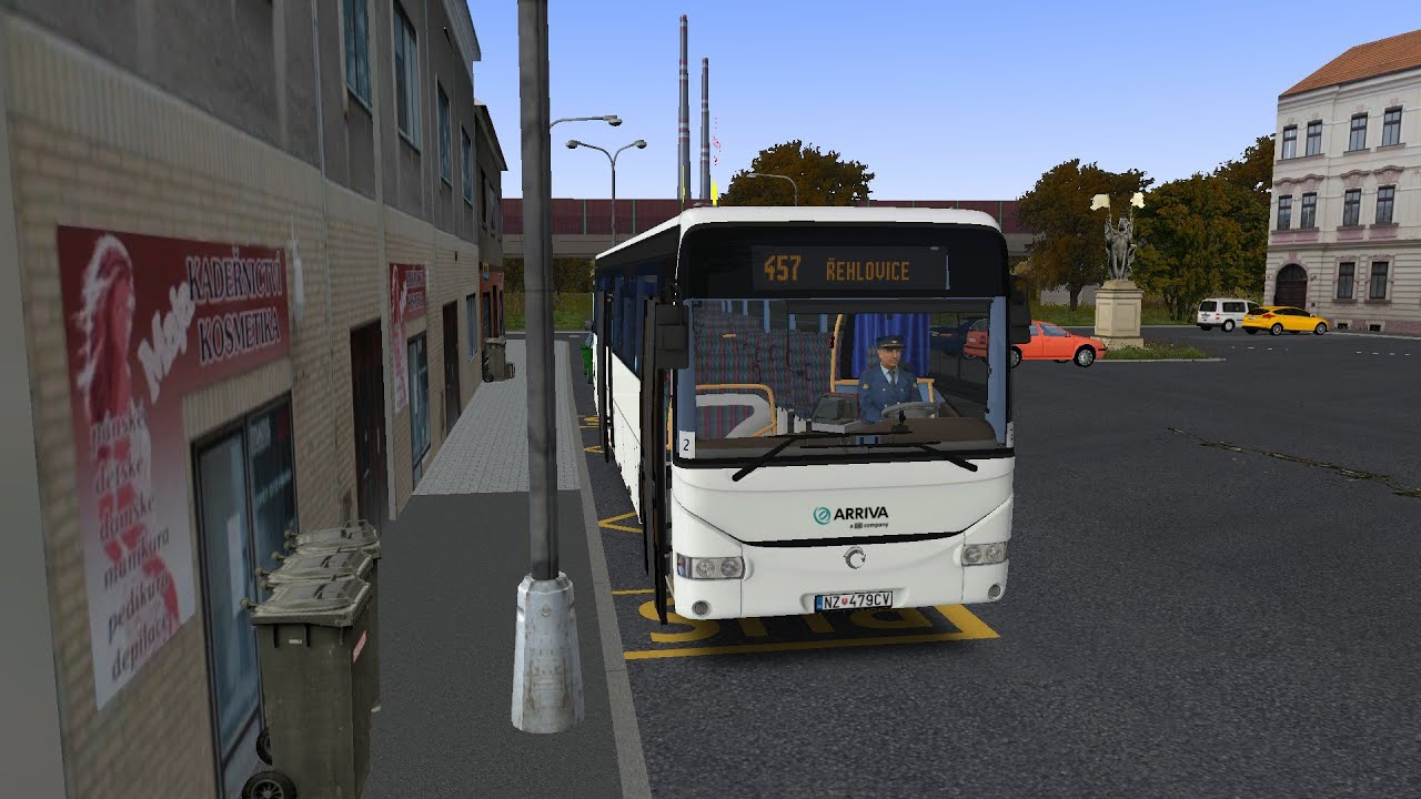 Omsi 2 irisbus crossway bus ride on the map of usti by pablo