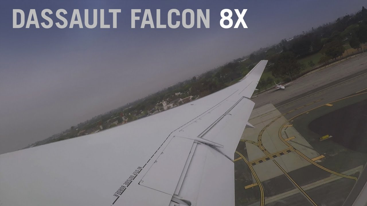 Dassault Falcon 8X Takeoff from 3,500-ft SMO Runway to Set SMO to TEB Record &ndash; AINtv Express