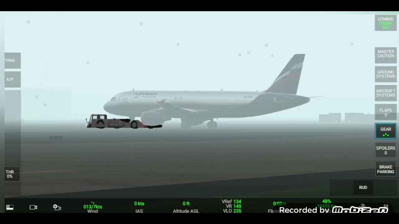 Полёт МОСКВА-СТАМБУЛ на А320. Real Flight Simulator