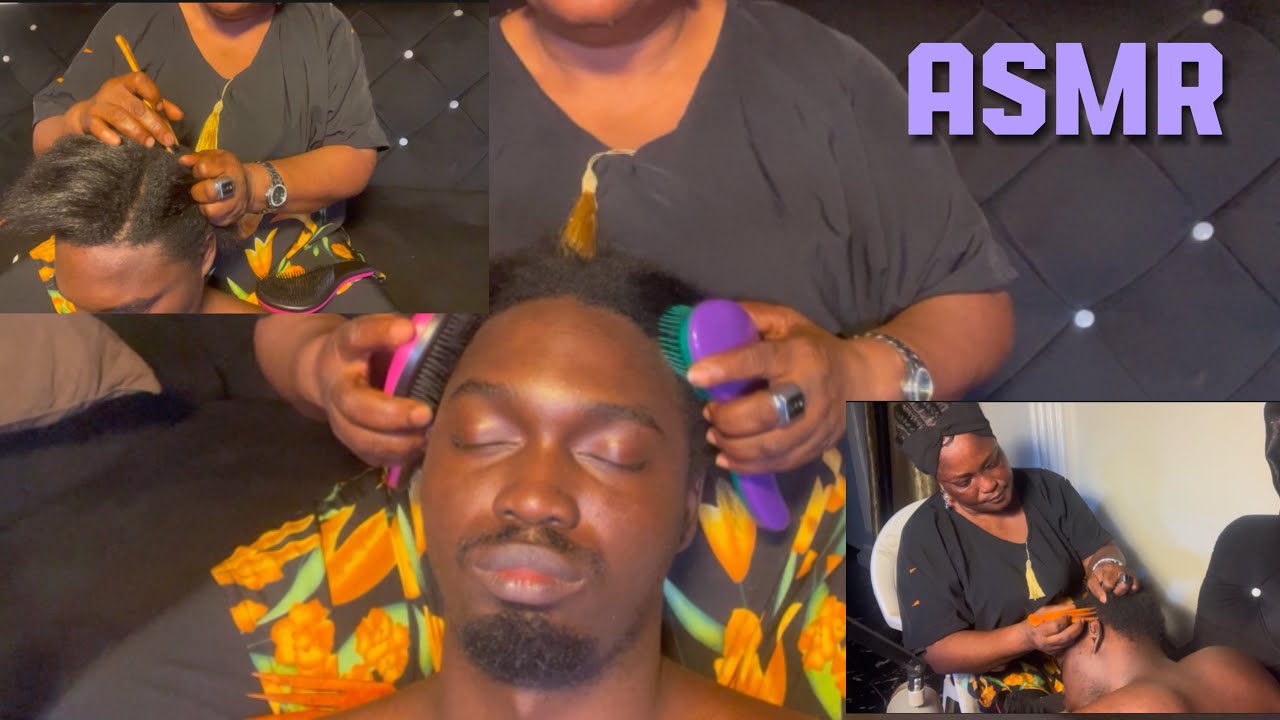 ASMR | Scalp Checking, Scalp Scratching, Nitpicking, Brushing, Head Massage | No Talking 