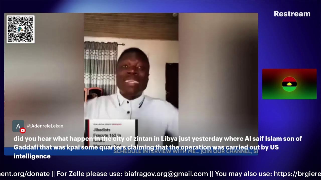 Asari Dukubo In Hide / Nig In Panic As U . S Army Arrives In Nig. Fund Your Freedom