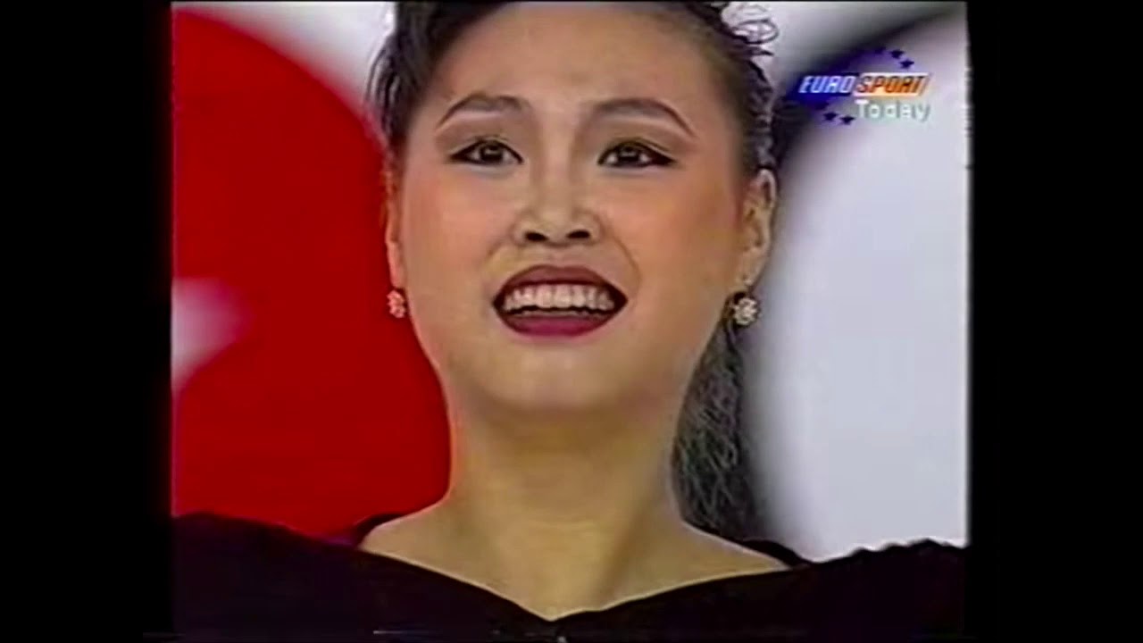 Chen Lu (CHN) - Silver Medal | Ladies Free Skate | 1996 World Championships - Eurosport