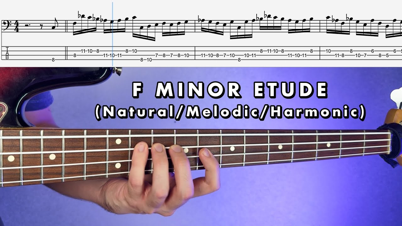 3 Minor Scales??? | BASS ETUDES vol. 12