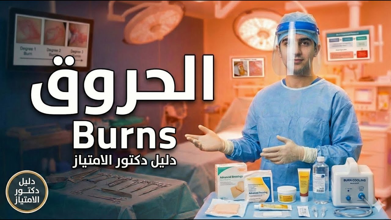 دليل دكتور الامتياز| 2- الحروق Burns
