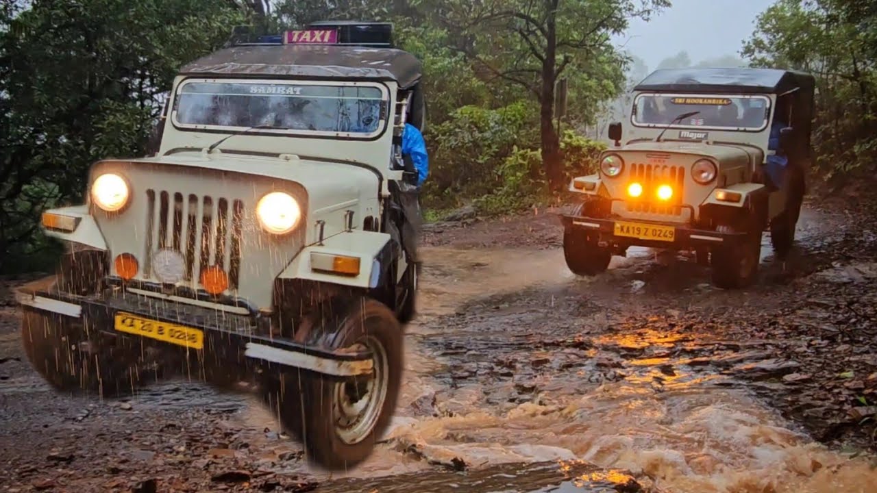 KODACHADRI MONSOON JEEP OFF-ROAD RIDE