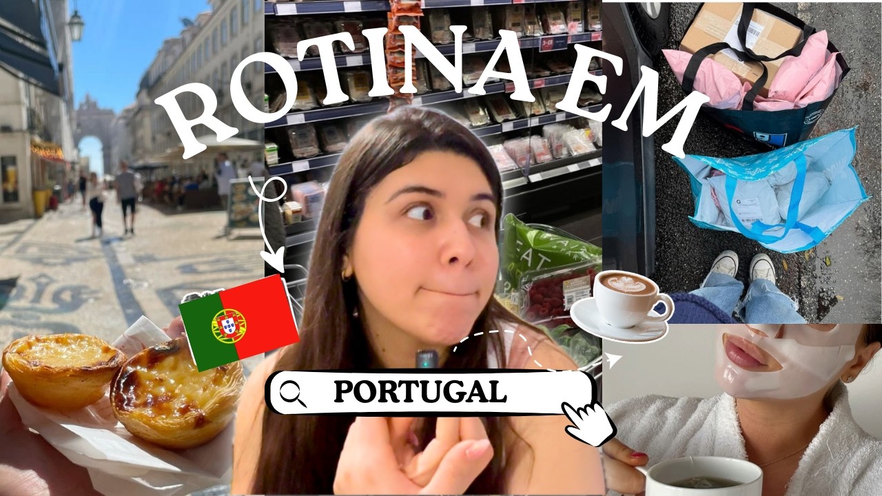 minha rotina vivendo em Portugal, vendendo na vinted, mercado | Um dia da minha vida