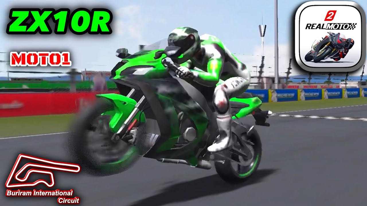 Real moto 2:ZX10R (MOTO1) 🇹🇭Buriram International Circuit (GP MODE)