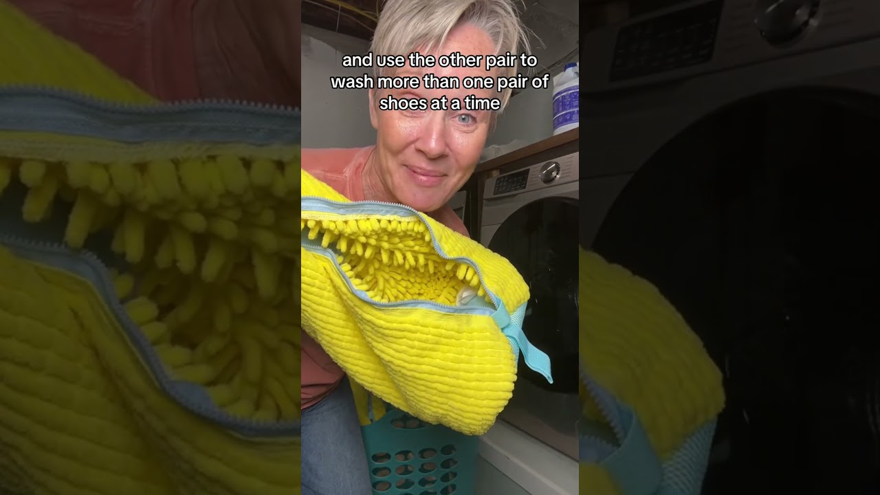 Эти мешки для стирки обуви отлично справляются с очисткой обуви, но также собирают всю лишнюю грязь.