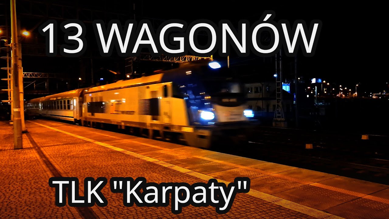 Długi skład TLK 