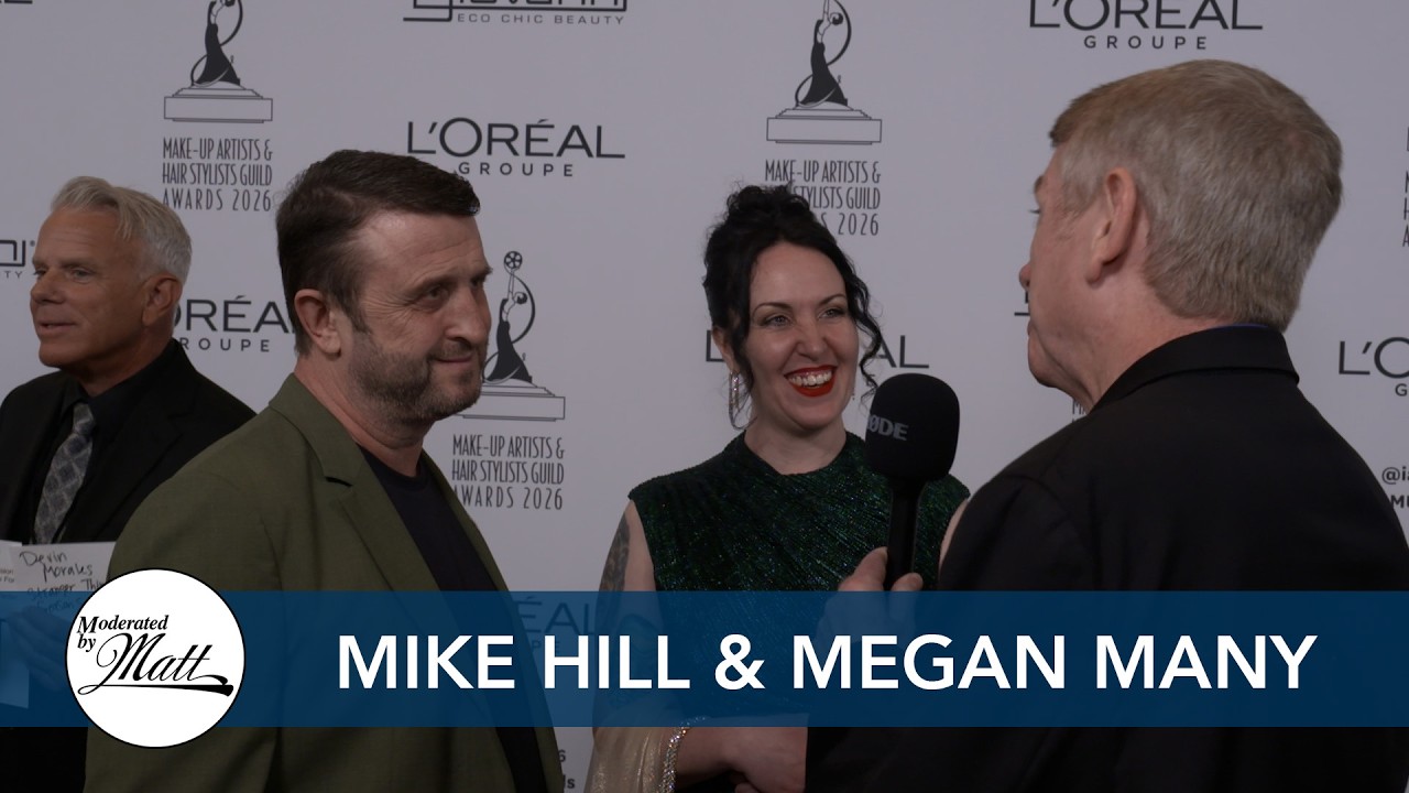 Moderated by Matt : Frankenstein with Mike Hill & Megan Many at 2026 MUAHS Awards