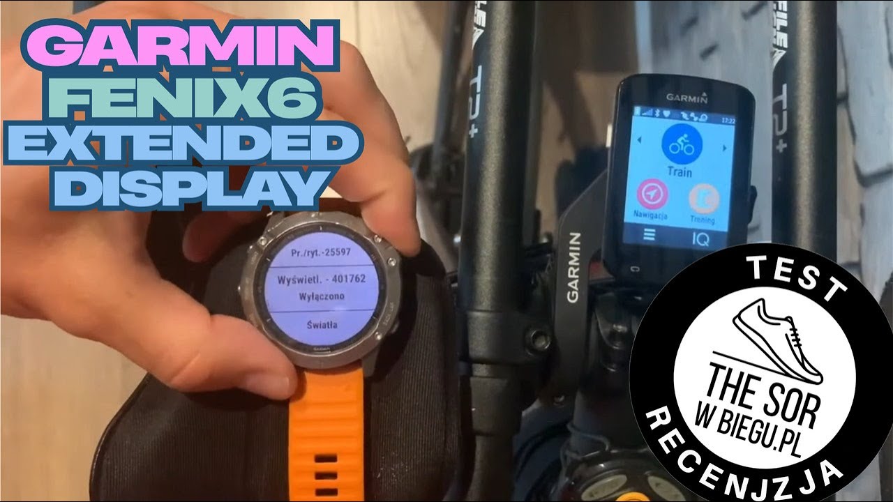 Garmin Fenix 6 + Edge 820: Jak działa Extended Display? 🔁 Realne zastosowanie na rowerze!