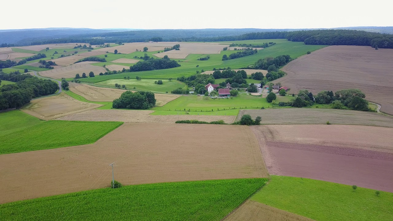 DJI Mavic Pro 4K Dittlofsroda Weizenbach Wartmansroth Hammelburg Gräfendorf Diebach von Oben Drohne