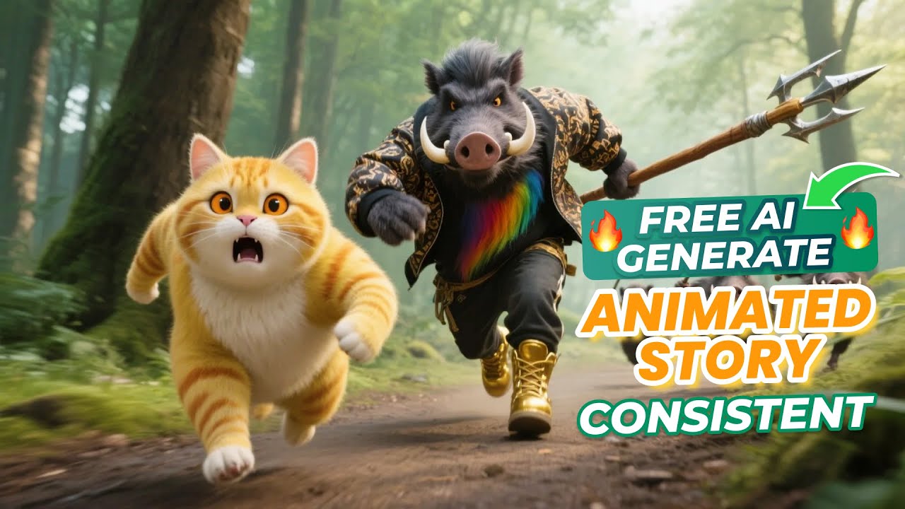 Full Course [Lesson 1] - How to Create 3D Animation Viral Orange Cat Niche with AI Generator Free