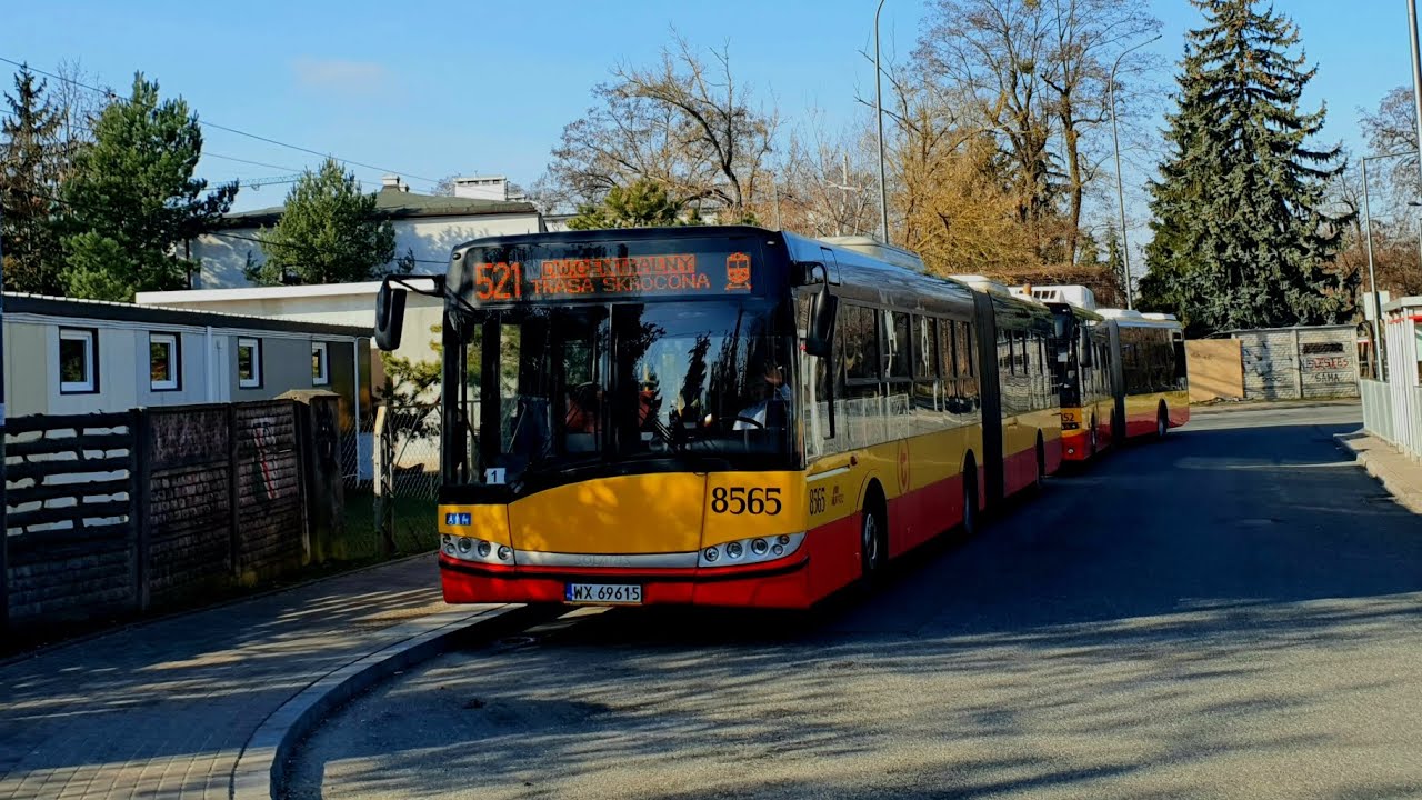 [521] MZA Warszawa - Przejazd SU18 III #8565 na linii 521➡️ Dw.Centralny Trasa Skrócona