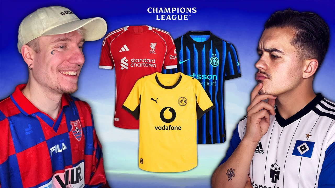 Wir RANKEN die Heimtrikots der CHAMPIONS LEAGUE 🏆💥 mit Denny
