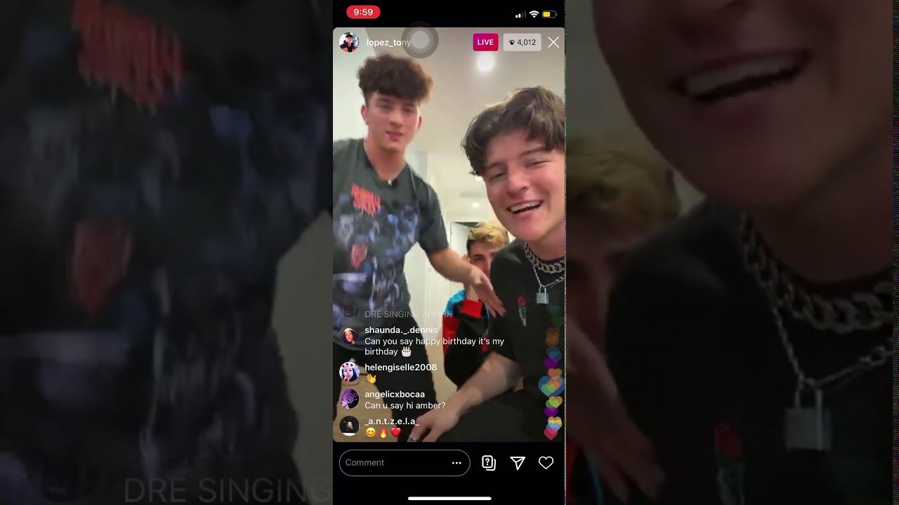Tony Lopez’s Instagram live with Ondreaz Lopez, Michael Le, Spencer 02-18-20
