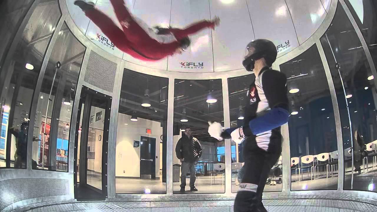 Cool! Indoor skydiving at iFLY Toronto