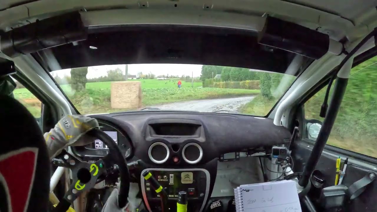 rallye de pont évêque 2025 COIGNARD Kevin /KRAWIEC Corentin. C2 R2 MAX ES 4