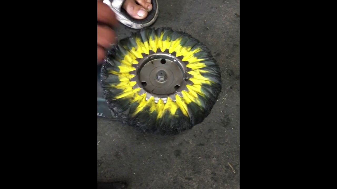 Shine On Tips: how to mount airway buff on a grinder or buffer.