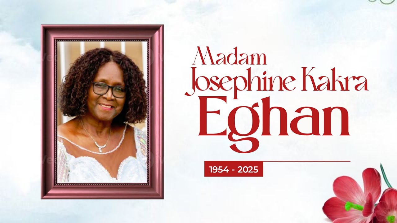 Burial Service of Mad. Josephine Kakra Eghan