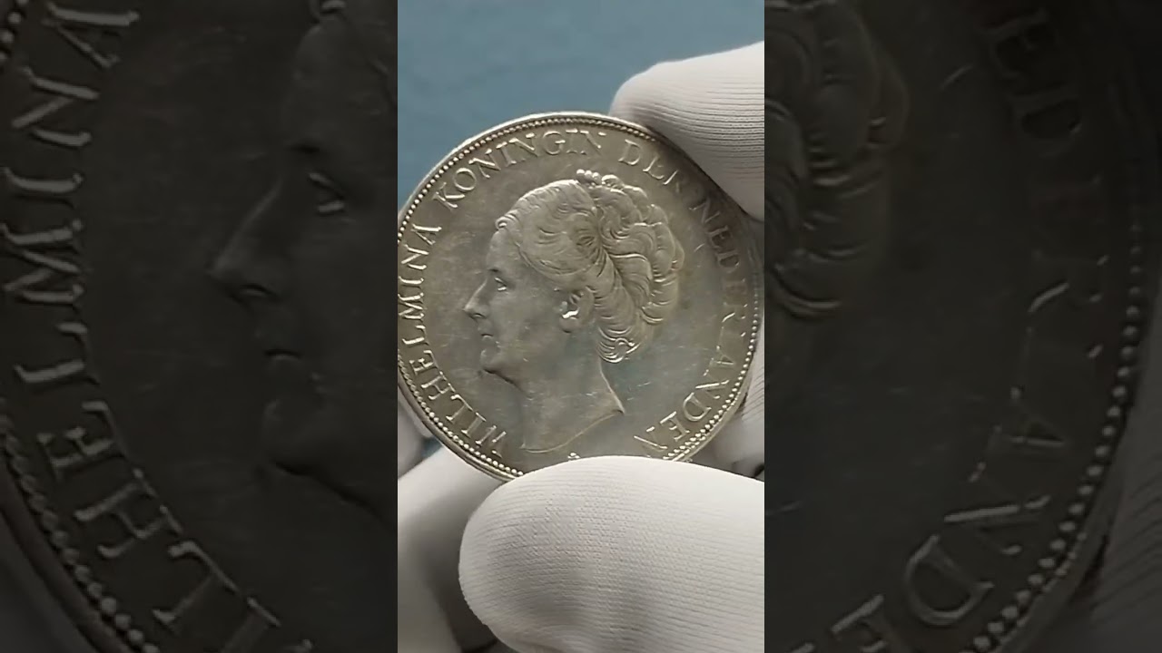 WILLEM III ~ 2 1/2 G 1874.. WILHELMINA ~ 2 1/2 G 1930.. WILHELMINA ~ 1 G 1929 (2) RARE COIN..! ❤️😍